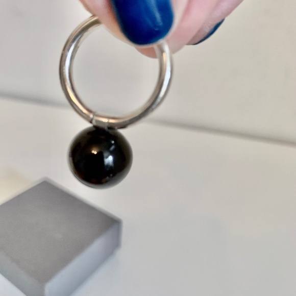 COS Stone Ball Sterling Silver Ring - Picture 7 of 8